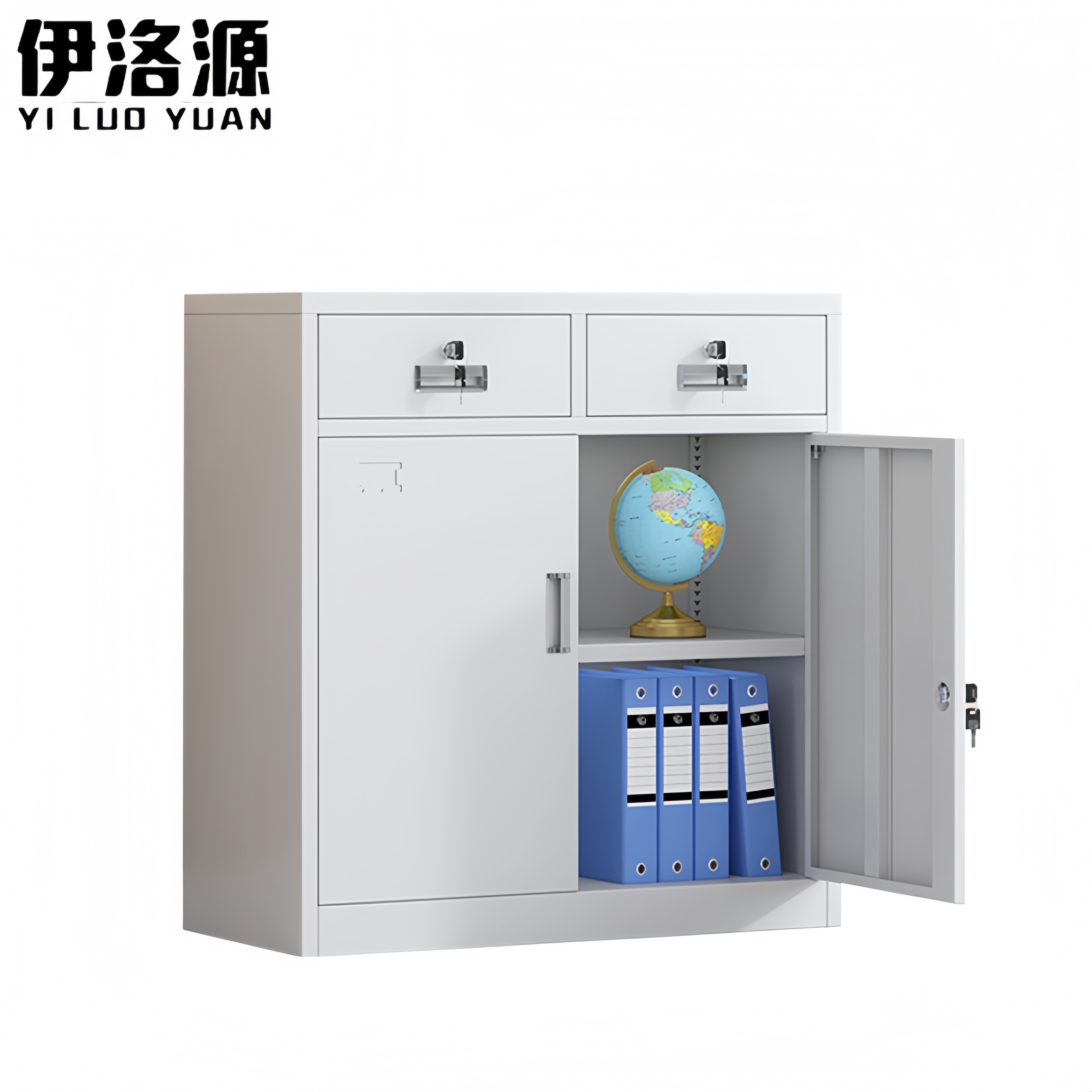 伊洛源二斗矮柜850*390*900mm台高清大图