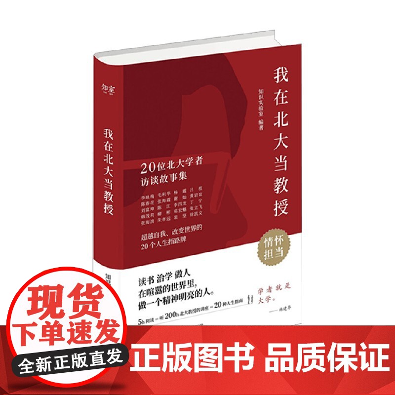 我在北大当教授 20位北大学者访谈故事集 李咏梅等 著 文化高清大图