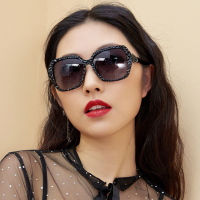 帕莎偏光太阳眼镜女2020新款潮帕沙大框近视带度数的墨镜大脸显瘦