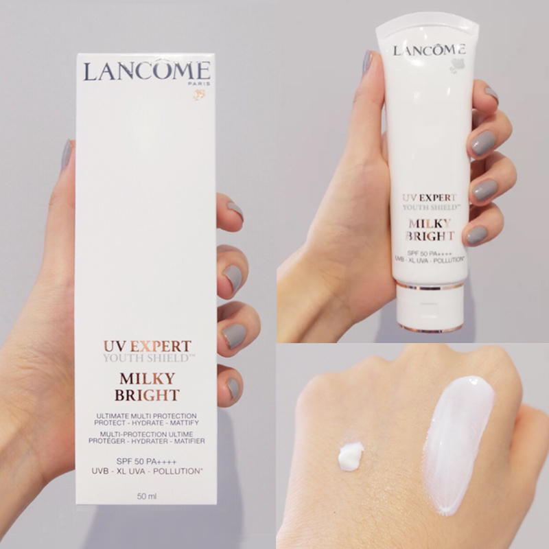 LANCOME兰蔻第二代UV小白管防晒霜[滋润款 MILKY] 新款轻透防护防晒50ml SPF50