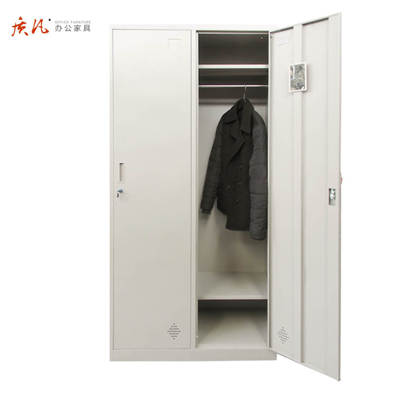 质凡更衣柜钢制铁皮柜储物柜衣帽柜简约现代金属柜子其他