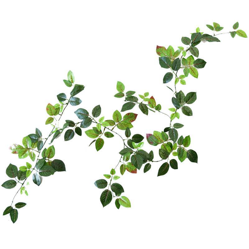 子装饰藤条假花藤蔓塑料树叶绿叶壁挂植物管道缠绕顶