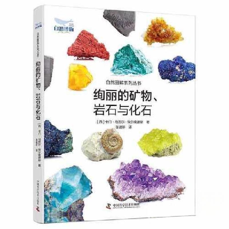 正版新书】绚丽的矿物、 岩石与化石【西】卡门·马图尔·埃尔南德斯9