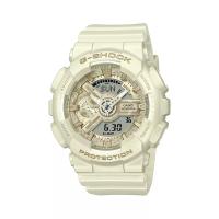 卡西欧(CASIO)女款白色树脂手表防水200米防震夜光多功能石英腕表