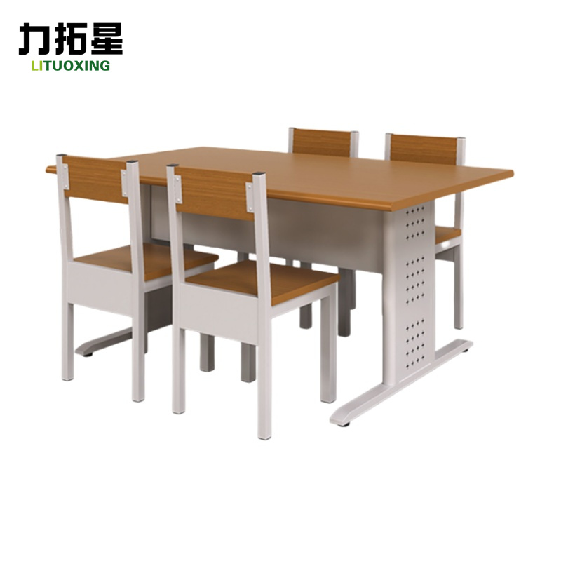 力拓星 办公桌椅 一桌四椅 套高清大图