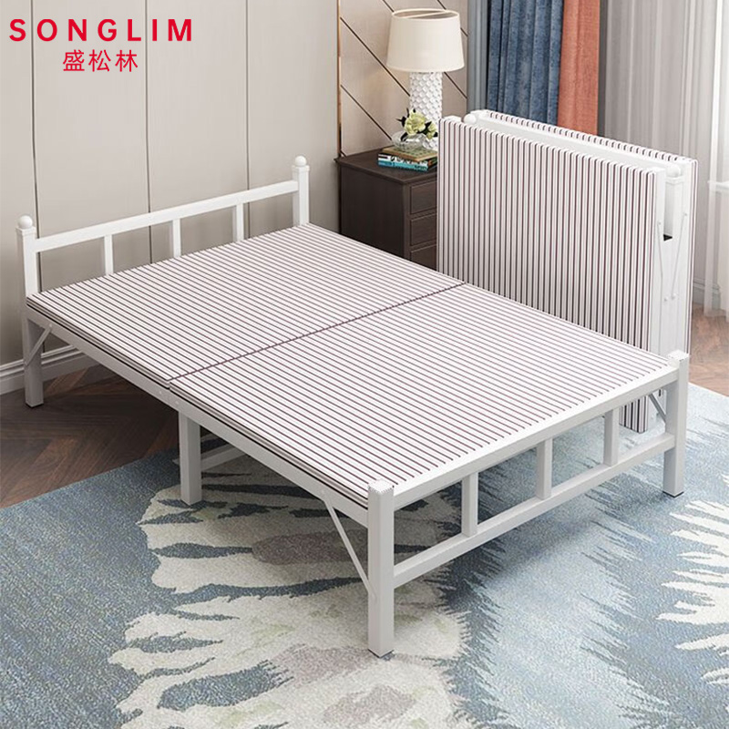 SONGLIM 盛松林 折叠床 黑/白120宽 张高清大图