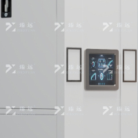 臻远ZY-MJJA-16 智能密集架移动式档案柜钢制轨道智能密集柜 通双节 一列二组