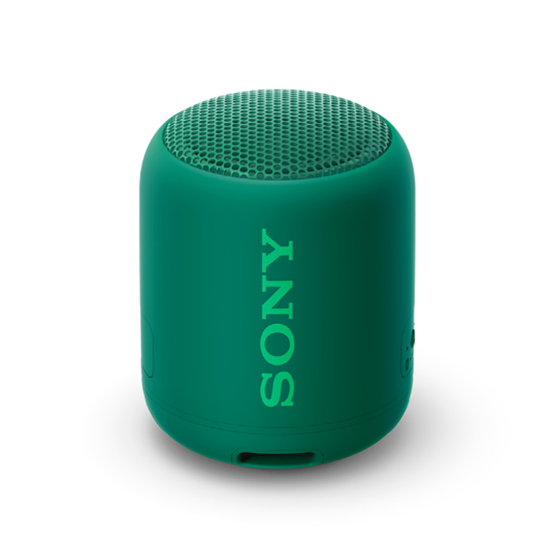 索尼(SONY)SRS-XB12(绿色) 防水重低音便携无线扬声器