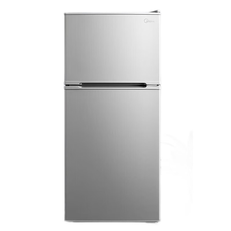 美的 (Midea)冰箱 双门小冰箱112升客厅小型迷你家用电冰箱浅灰色 BCD-112CM高清大图