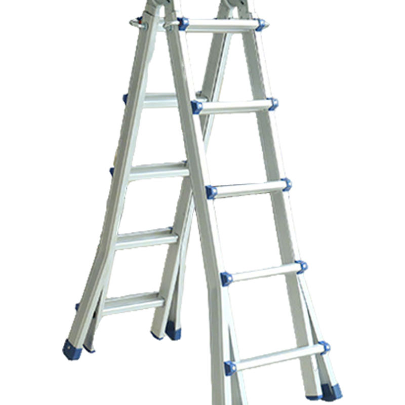 围达 多功能折叠工程梯 2.48m(4步) 个高清大图