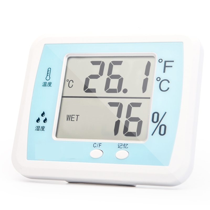 大屏工业法耐电子温湿度计高精度家用婴儿房大棚温度计室内温湿度表