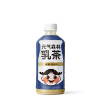 元气森林 低脂肪奶茶奶饮料浓香原味乳茶450ml*12瓶整箱(箱)