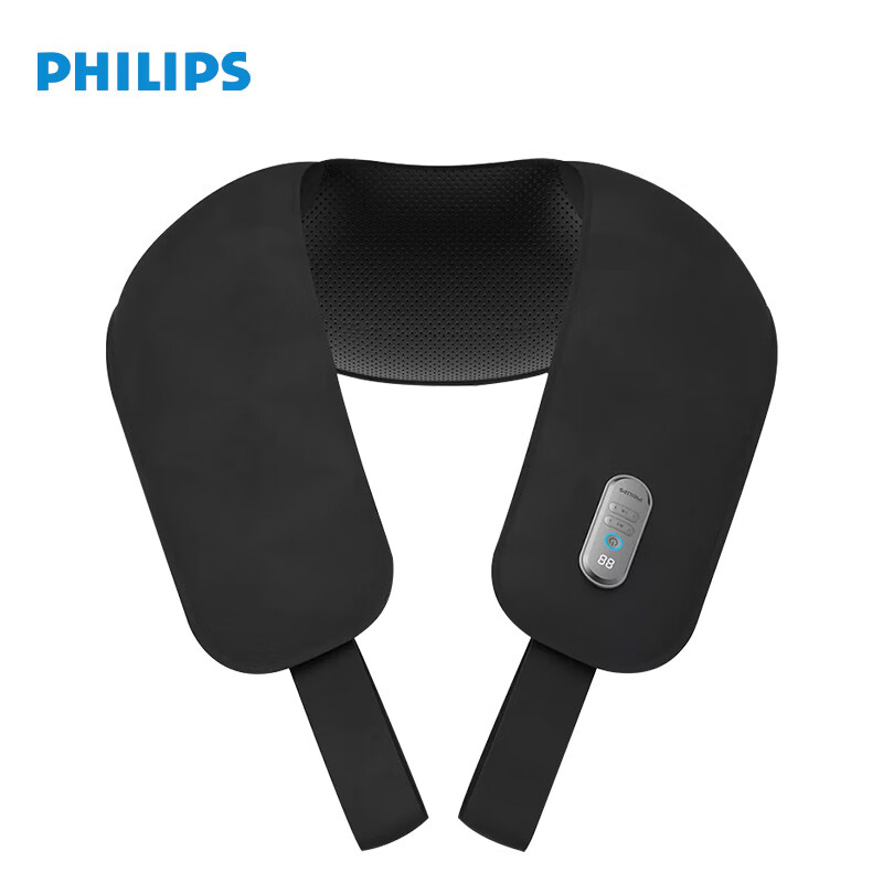 飞利浦 按摩披肩 肩颈按摩器按摩仪理疗仪 PPM3201NBK/93