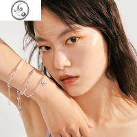 JiMiZEGL巴洛克碎银子淡水珍珠手链女轻奢小众精致2023年新款复古手饰