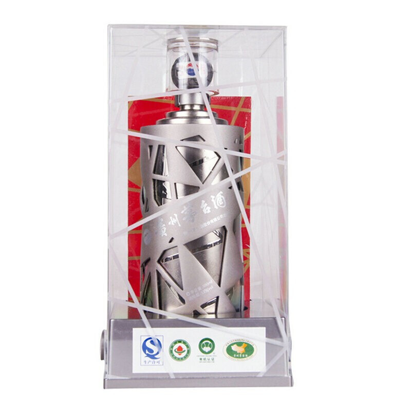 酒别重逢贵州茅台酒钢架鸟巢纪念酒53度500ml酱香型白酒单瓶装