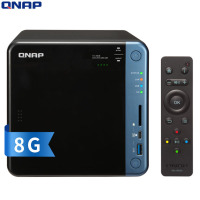 威联通(QNAP)TS-453B 8G内存 四盘位网络存储器NAS 四核处理器 (无内置硬盘)