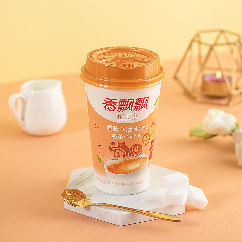 香飘飘奶茶回味美好20杯礼盒装 (原味+麦香+白桃+阿萨姆+红枣)*4 早餐冲饮 下午茶
