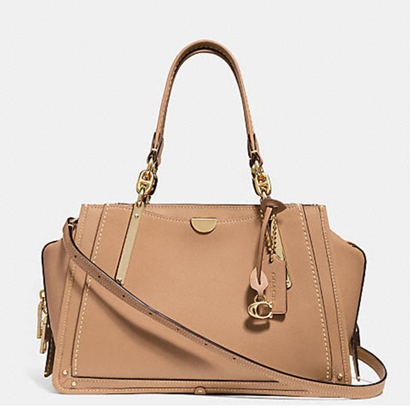 [直营]关晓彤同款蔻驰(coach)dreamer系列拉链款女士手提包单肩包斜