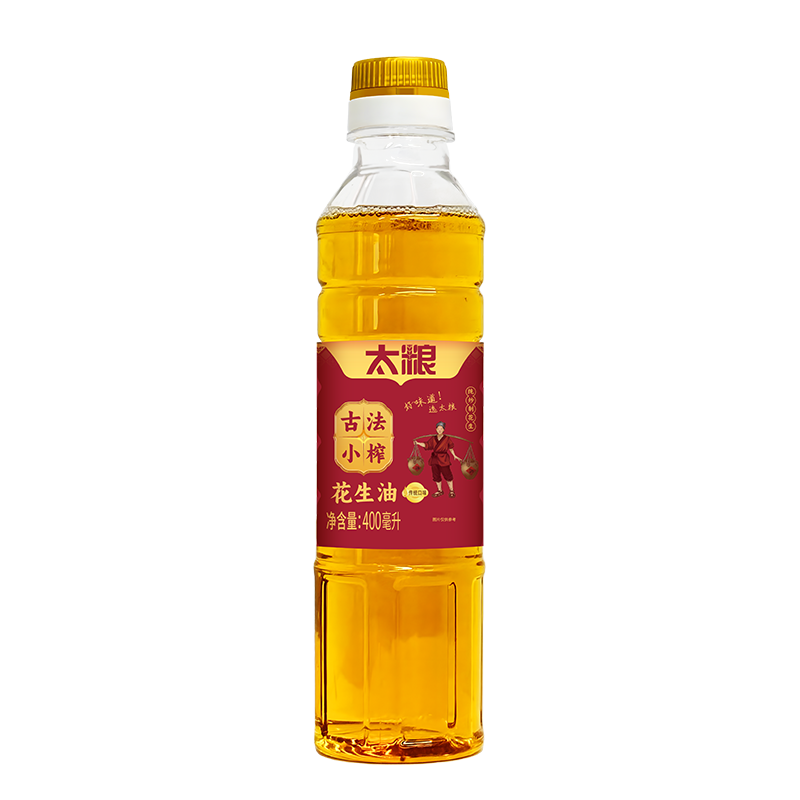 太粮 古法小榨花生油400ml高清大图