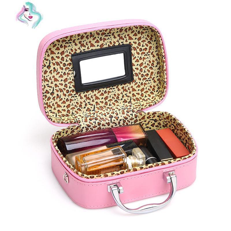 可爱化妆包随身旅行便携小号收纳包手提韩国简约化妆包