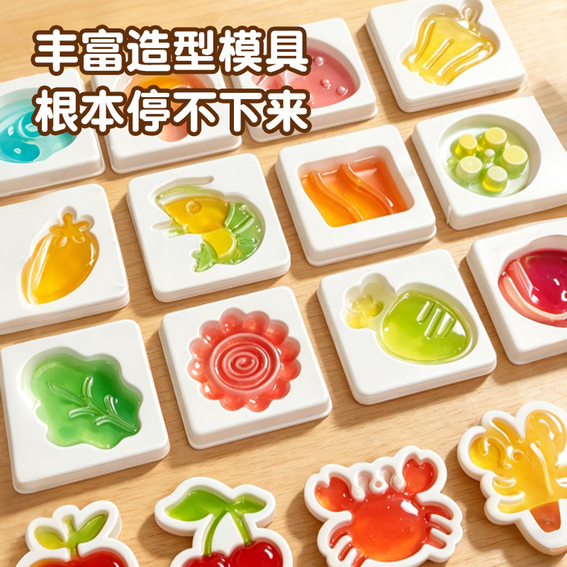 小黄鸭水精灵厨房过家家玩具煮火锅DIY水宝宝煮菜做饭3套装高清大图
