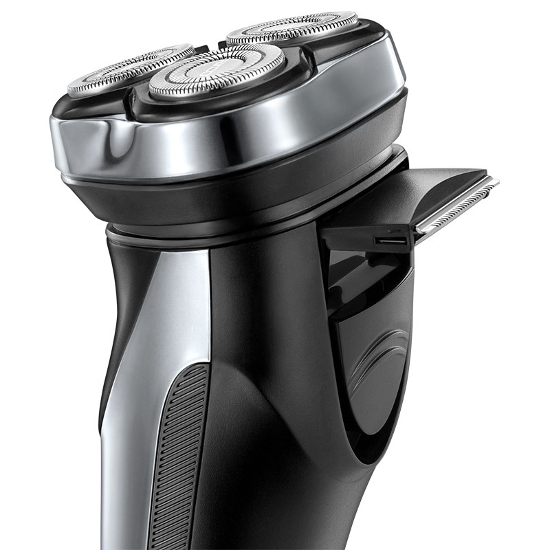 飞科剃须刀电动男刮胡刀智能充电式水洗胡须银黑色