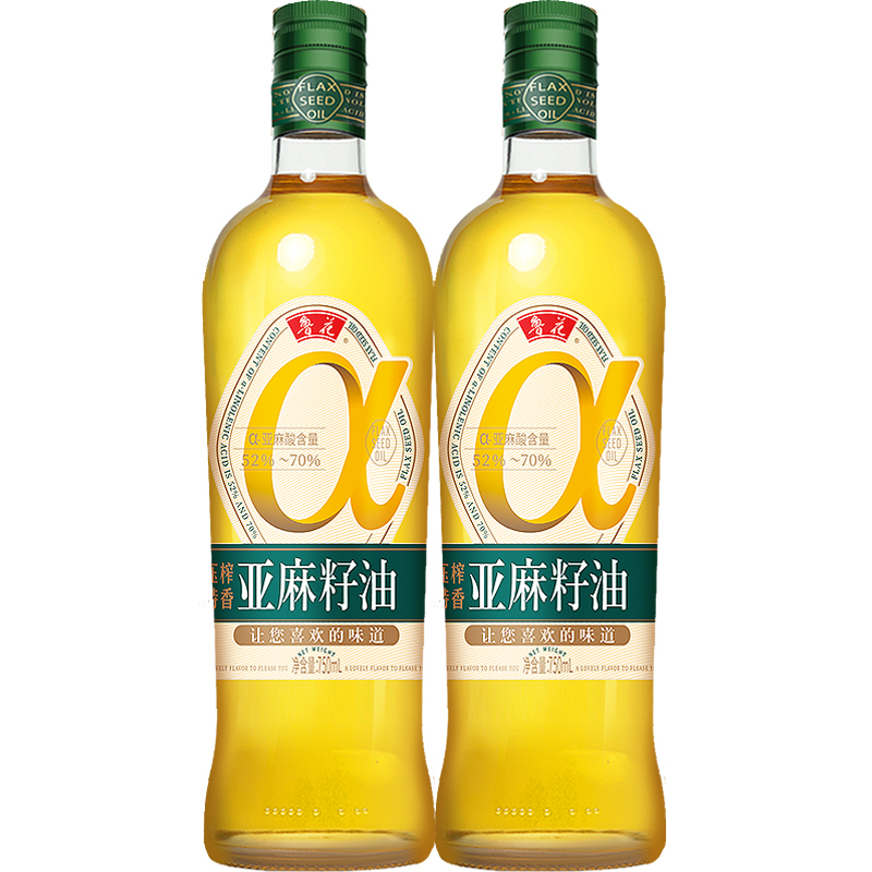 鲁花亚麻籽油750ml