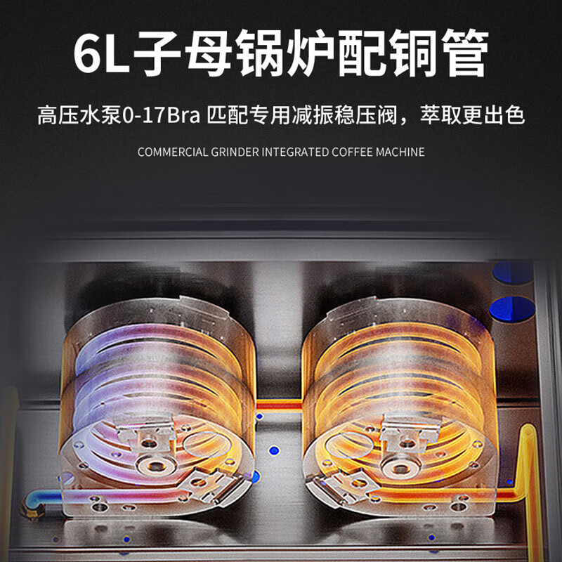 史蒂芬stevison 咖啡机 意式咖啡磨豆机电动研磨机可调粗细 KB01-PAG[单头研磨一体机]高清大图