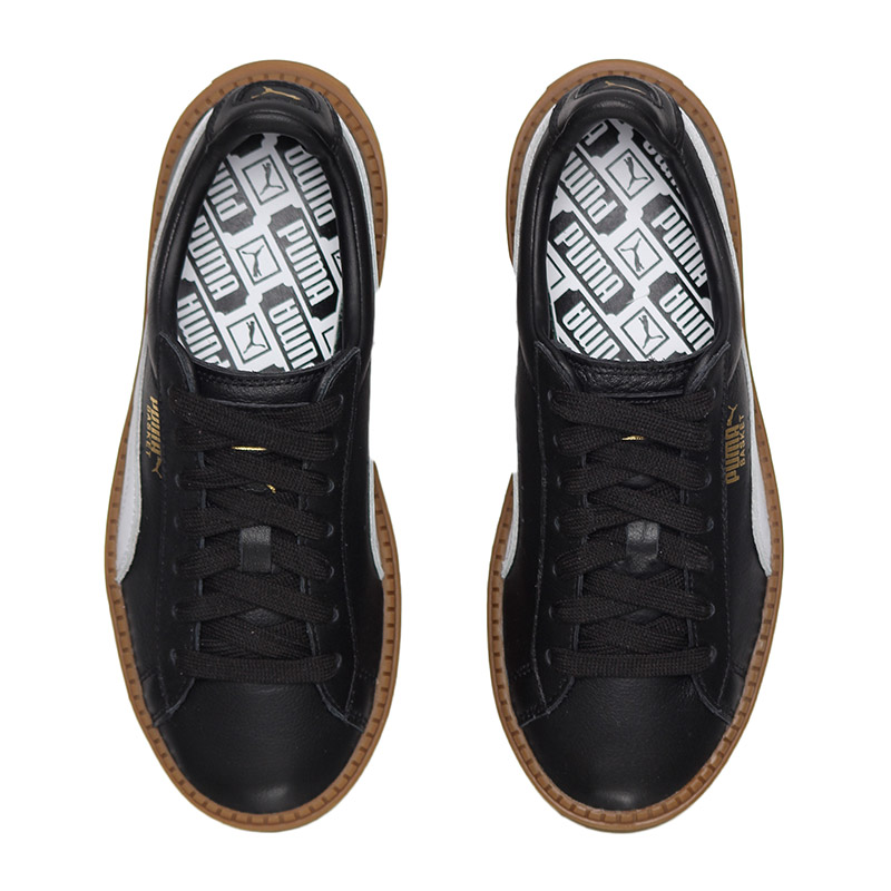 [自营]彪马PUMA女运动休闲板鞋 36610901黑色+彪马白