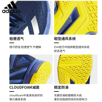 adidas阿迪达斯羽毛球鞋男款运动鞋休闲鞋透气网球鞋减震耐磨男鞋