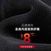 官方正品加肥大码防风裤男冬季保暖德绒加绒加厚双面绒宽松休闲裤运动卫裤