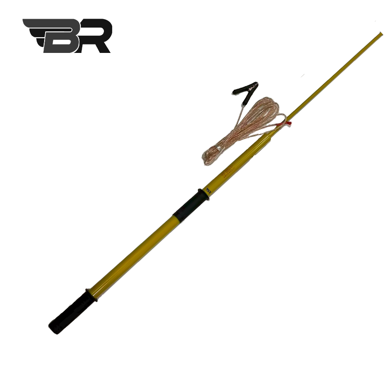 BR 环氧树脂杆 伸缩6米黄色+数显 根高清大图