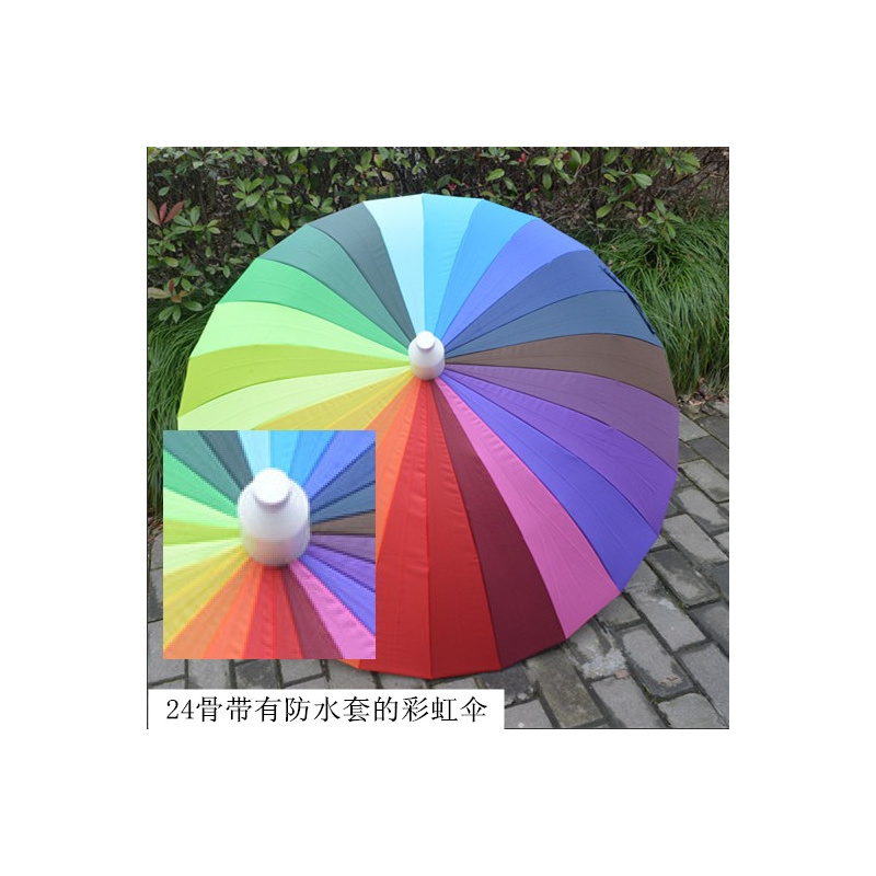 雨伞24骨自动弯钩防水套超大彩虹伞不滴水伸缩伞套加固抗风长柄伞报价 参数 图片 视频 怎么样 问答 苏宁易购