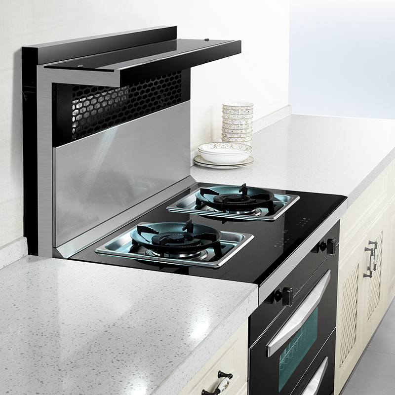 索太(SOTAI)S8集成灶一体灶家用变频75公分大吸力烟灶大火力节能环保灶消毒一体家用节能侧吸下排自动清洁高清大图