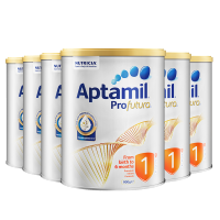 【保税仓】 澳洲爱他美（Aptamil）白金版婴幼儿配方奶粉900g 1段6罐 原装进口