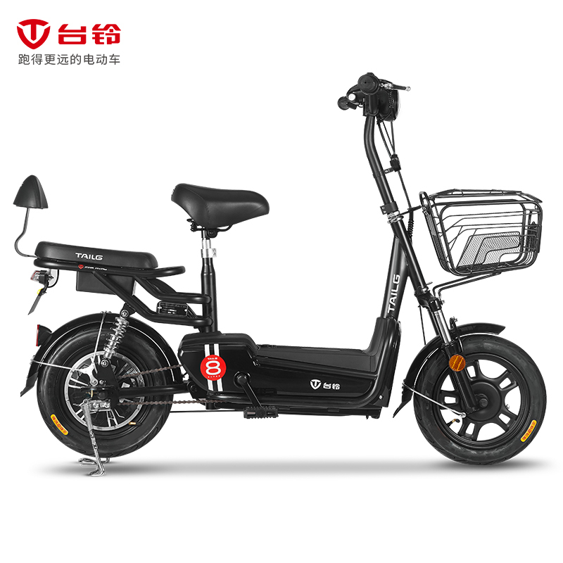 台铃2019新款gs8铅酸电动48v电动自行车踏板车