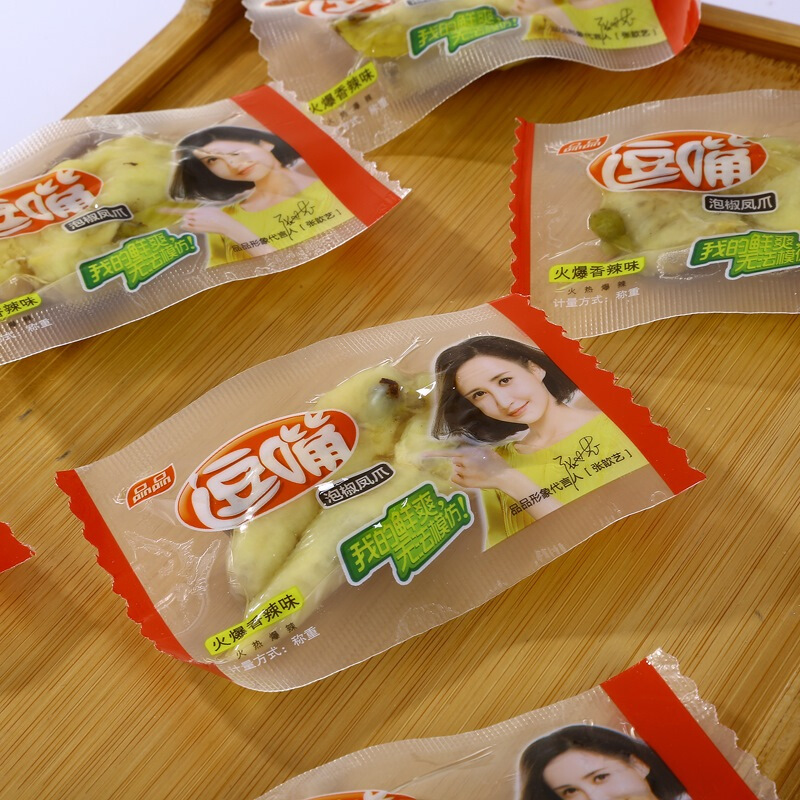 品品逗嘴泡椒凤爪香辣味158g