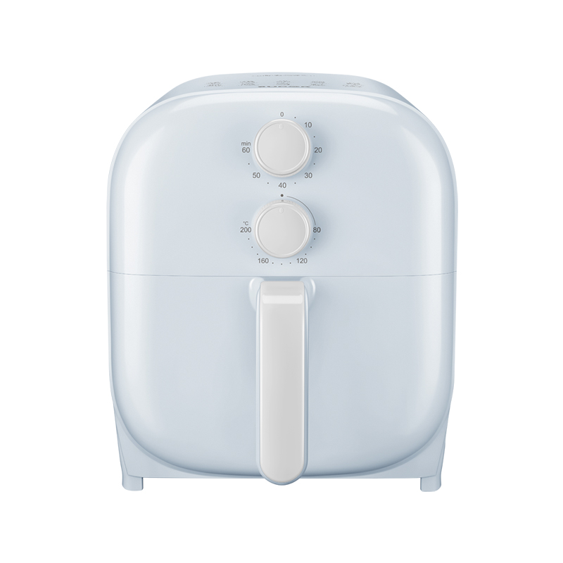 苏泊尔智能不锈钢空气炸锅KJ50D67 5升大容量不粘内锅自动断电旋钮控温