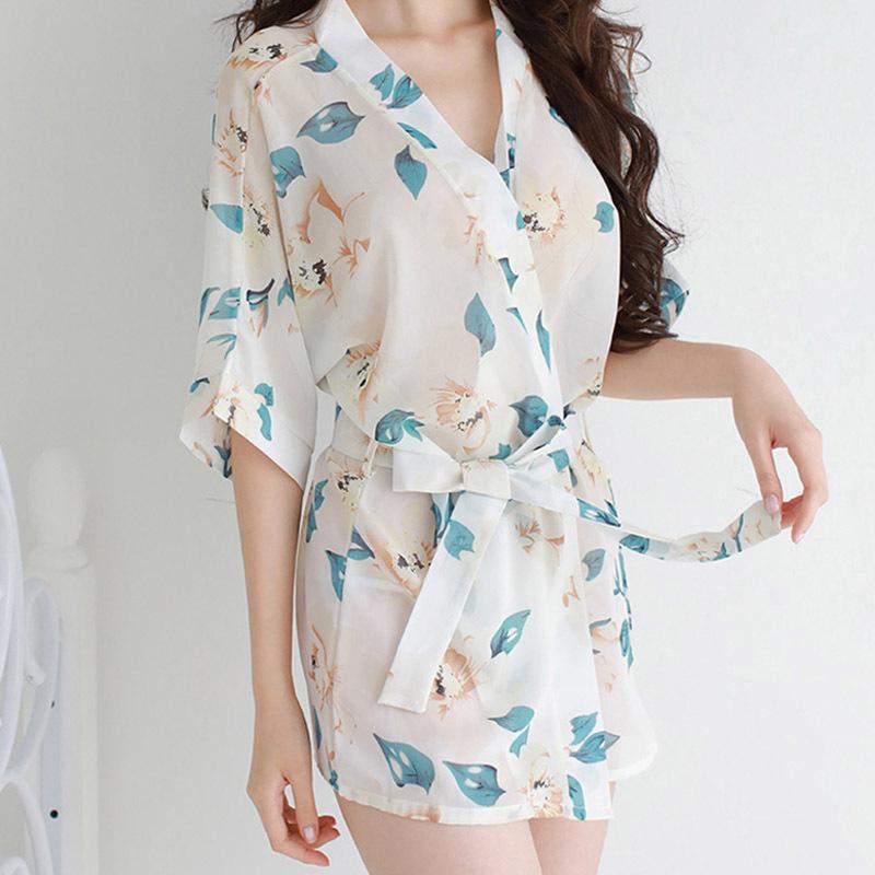 性感情趣内衣制服情趣套装sm骚和服透视装三点式夫妻小胸