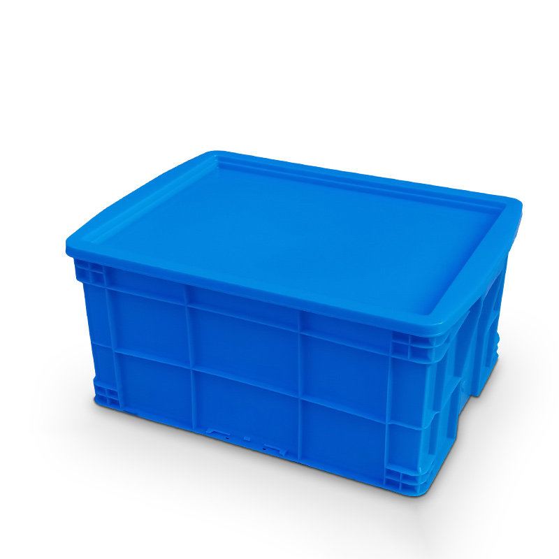 臻远ZY-SNXD-91收纳储物箱长方形物流中转箱带盖子 560*415*257mm高清大图