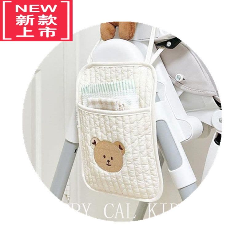 可莉允定制韩系婴儿床收纳挂袋推车袋尿布尿片奶瓶宝宝玩具储物袋收纳袋图片