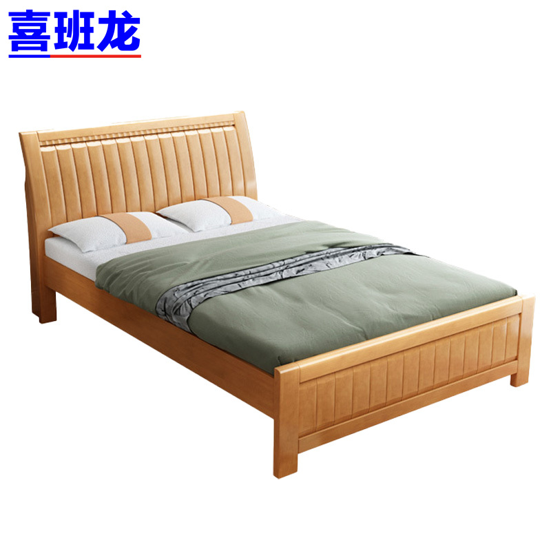 喜班龙 床 1米+床头柜 套高清大图