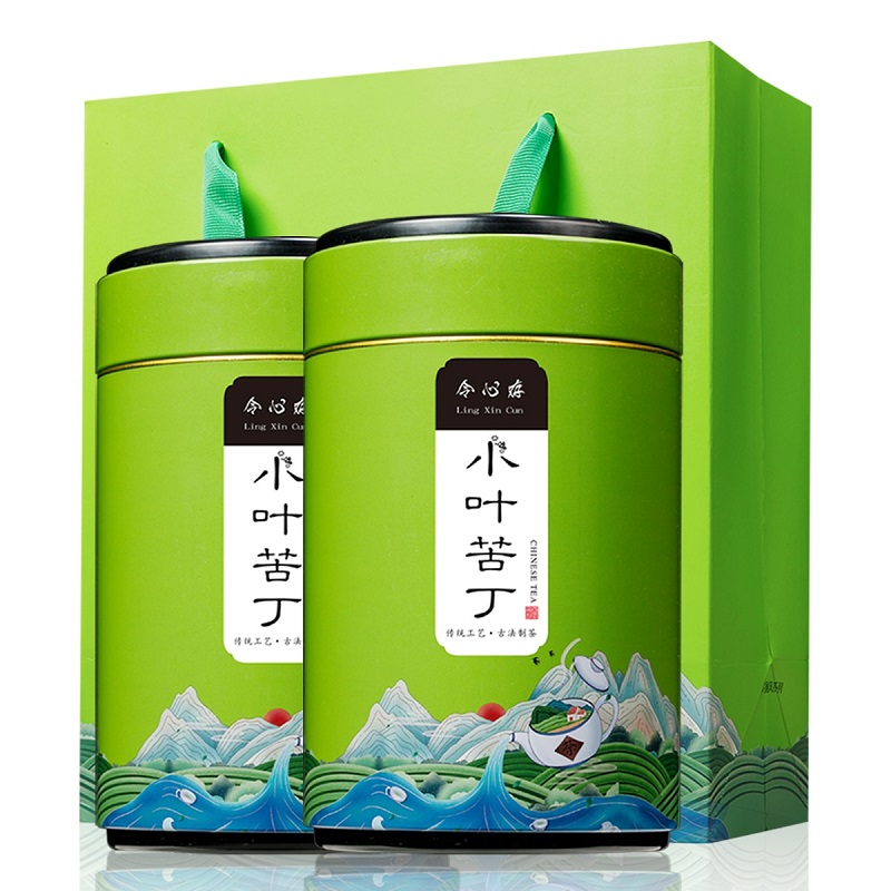 痴福 米芽小叶苦丁茶特嫩芽头级四川青山绿水遇水复活茶新茶叶高清大图
