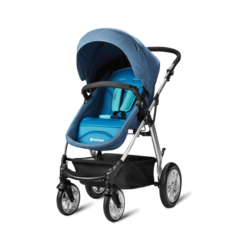 美国BABY TREND 婴儿推车可坐可躺 小轻便折叠高景观新生双向避震 可承重15KG 重9.1KG 适用年龄0-3岁