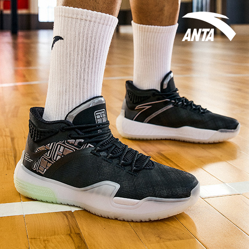 安踏篮球鞋男鞋低帮2022春季新款学生水泥地耐磨球鞋霸道男士运动鞋