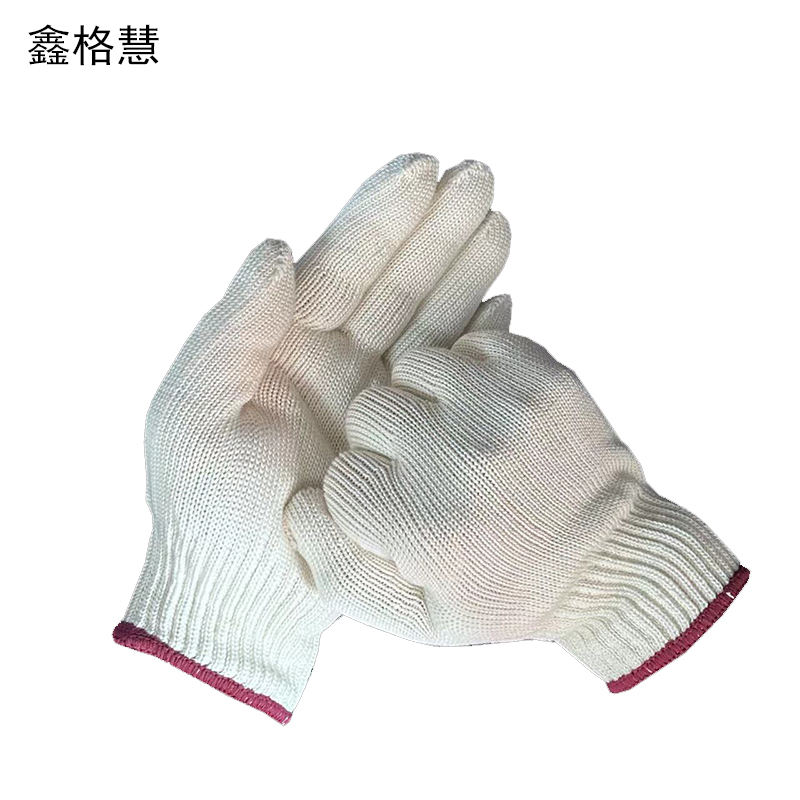 鑫格慧 线手套加厚耐磨棉纱防滑棉线手套12双/打 600g/双 打