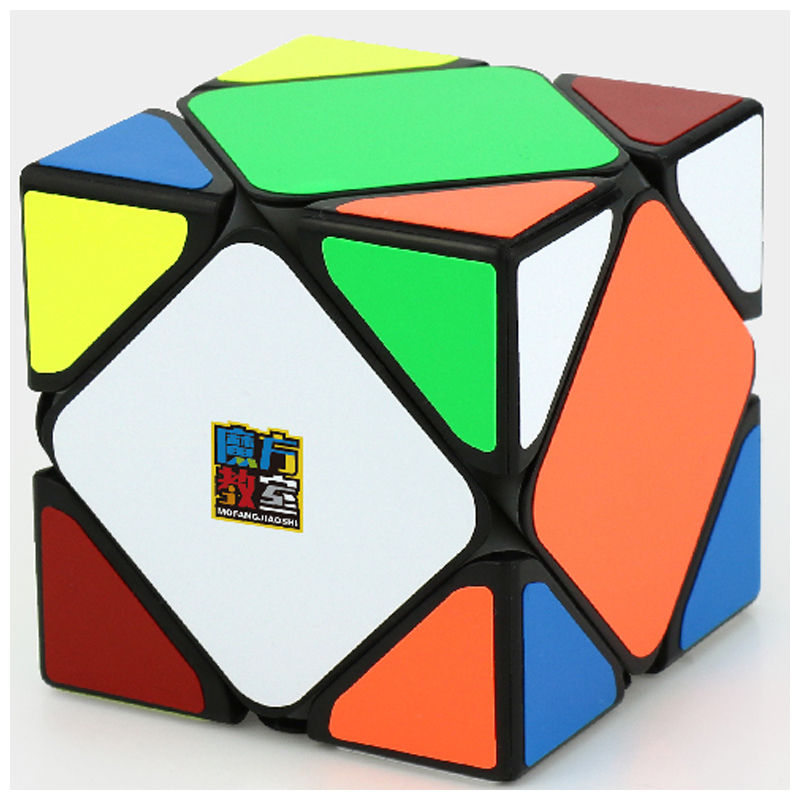 魔域文化斜转魔方磁力顺滑竞速异形魔方cube学生专业比赛降压玩具