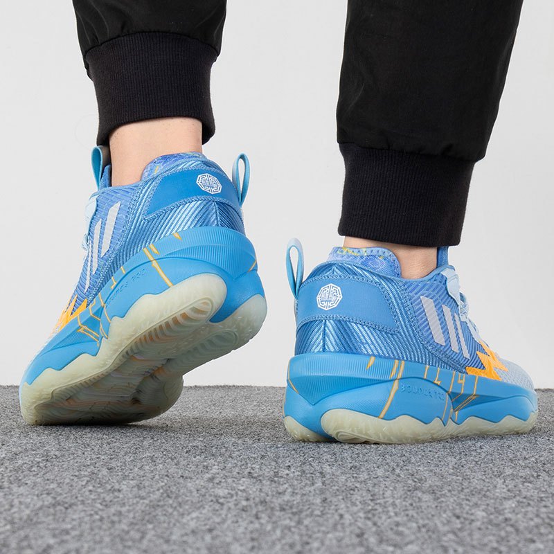 阿迪达斯 (adidas)男鞋 2023夏季新款运动鞋利拉德DAME 8场下实战比赛缓震篮球鞋 HQ4504