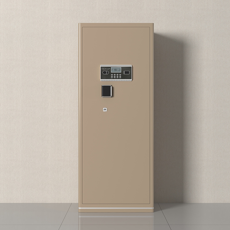 臻远 ZY6040336 钢制保险柜家用办公保险箱柜 电子锁 600*550*1500 香槟金高清大图