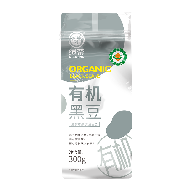 绿帝有机黑豆300g*2袋